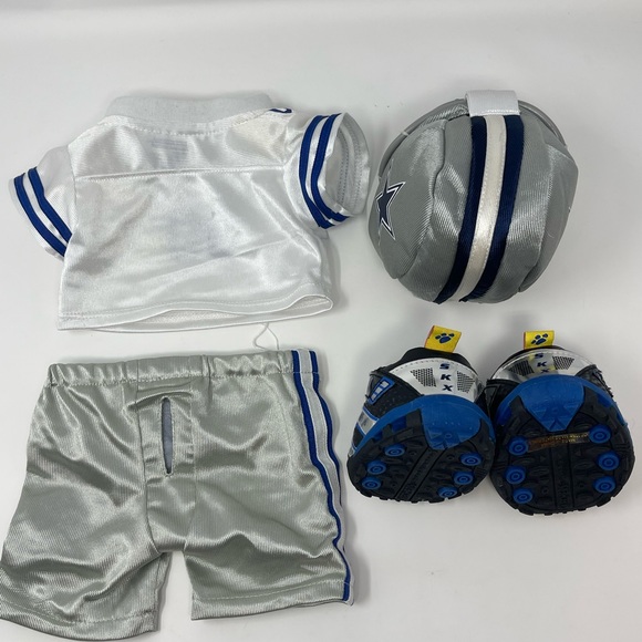 BUILD-A-BEAR: Playful Puppy Dog, Brown, Dallas Cowboys Outfit - Picture 9 of 13
